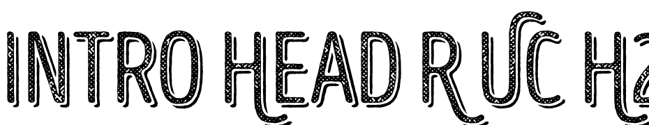 Intro Head R UC H2 Base Shade Font Download Free